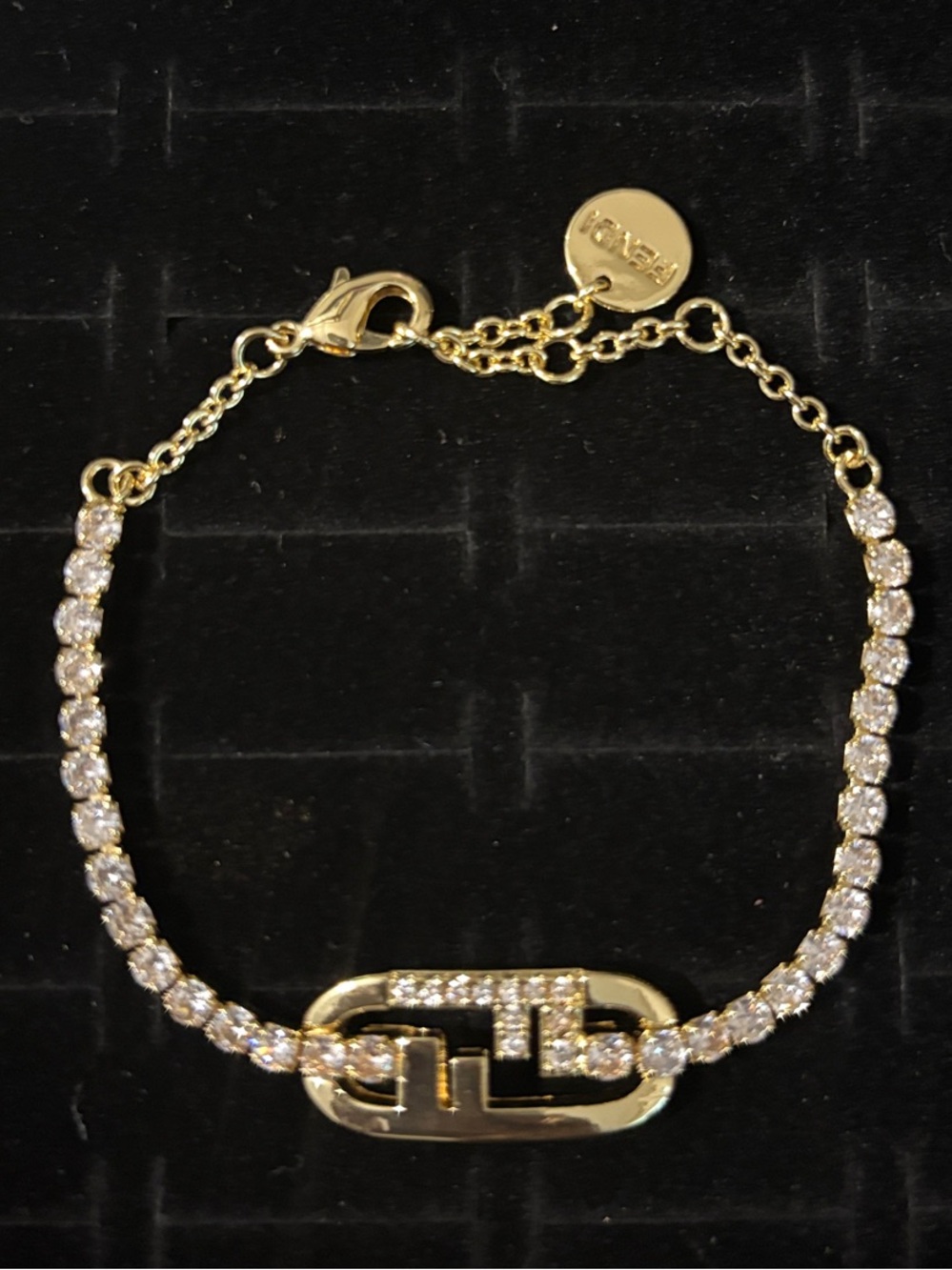 Fendi Diamond Bracelet